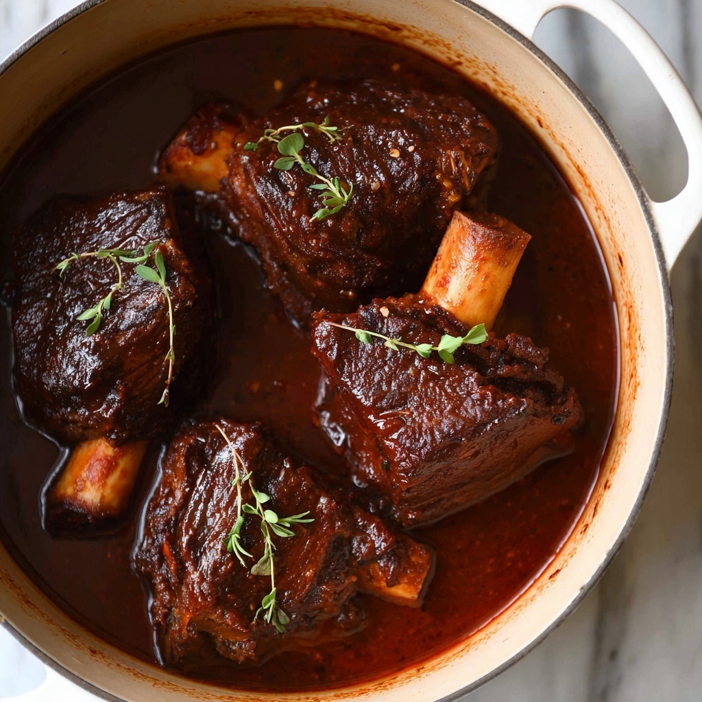 Lamb Shanks in Red Wine Sauce Recipe - Recipe Image
