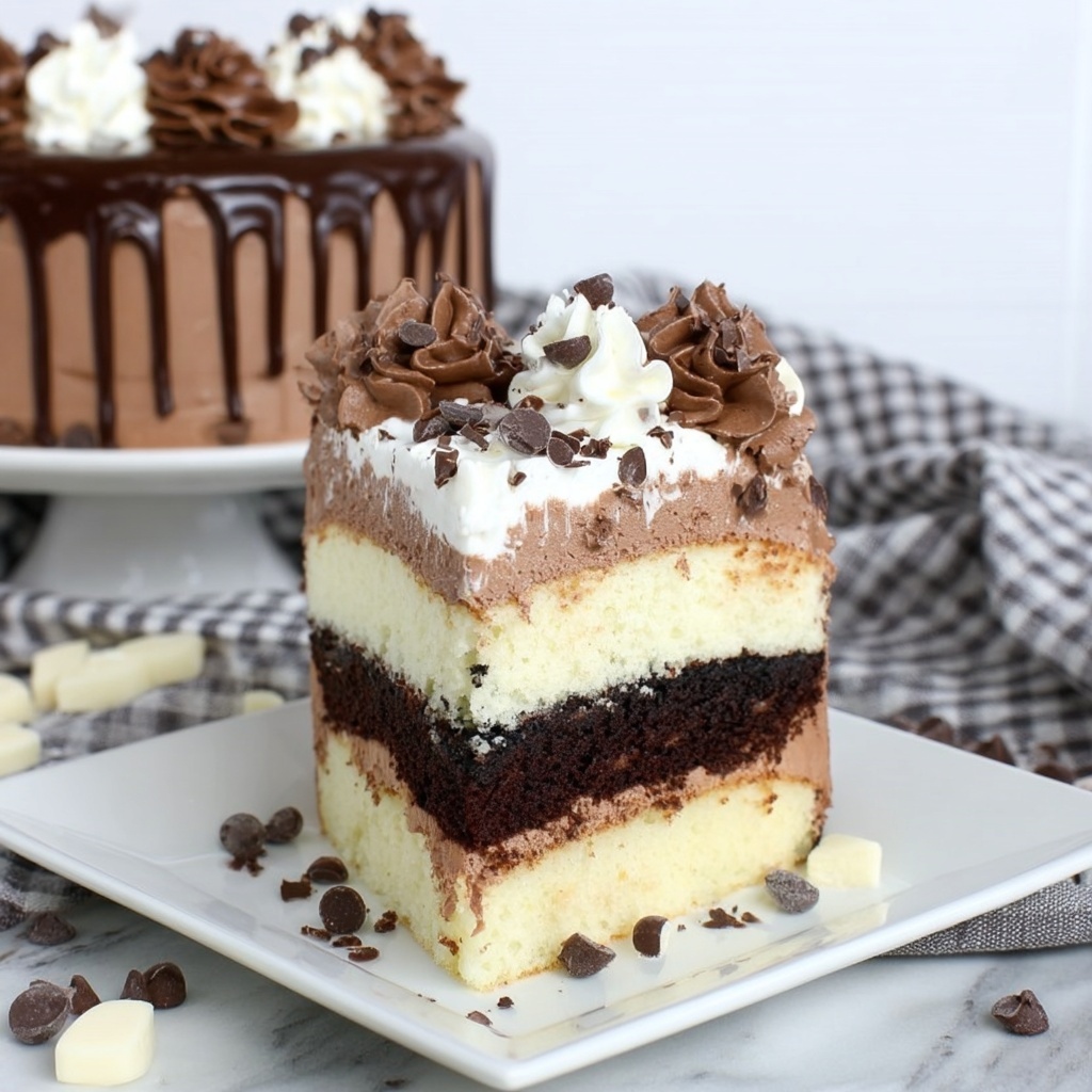 Triple Chocolate Cake Recipe - Recipe Image