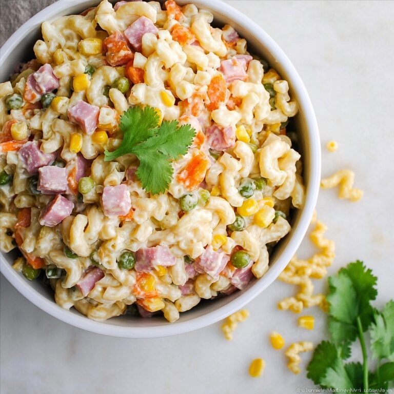 Mexican Macaroni Ham Salad Recipe