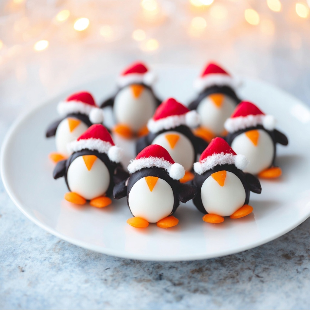 Cheese and Olive Penguins Recipe - Recipe Image