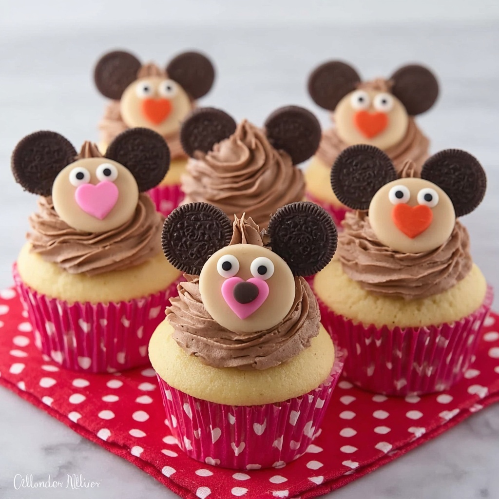 Valentine Bear Cupcakes Recipe - Recipe Image