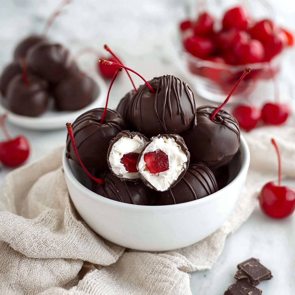 Chocolate Covered Cherries Recipe - Recipe Image