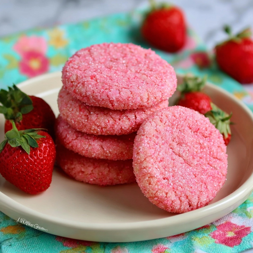 Strawberry Champagne Cookies Recipe - Recipe Image
