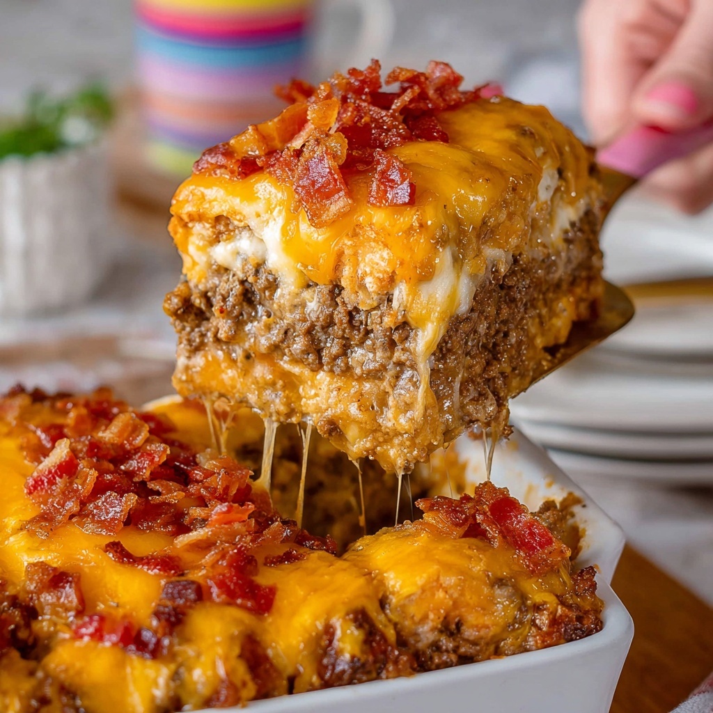 Cheeseburger Tater Tot Casserole Recipe - Recipe Image
