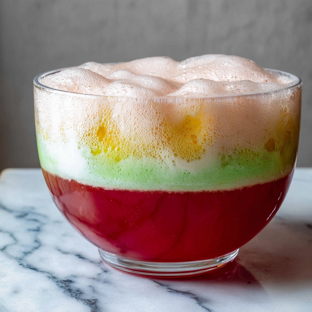 Rainbow Sherbet Punch Recipe - Recipe Image
