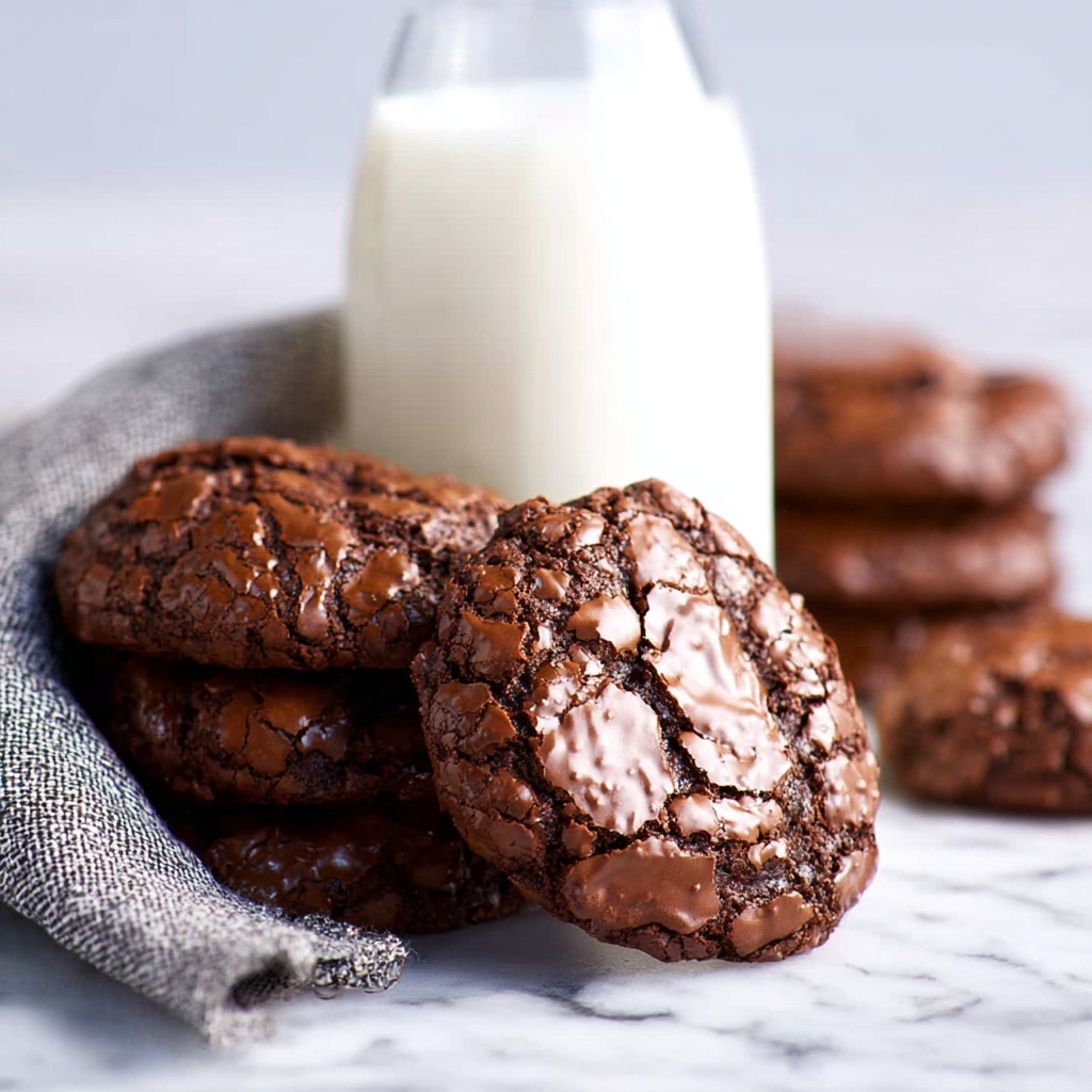 Double Chocolate Brownie Cookies Recipe - Recipe Image