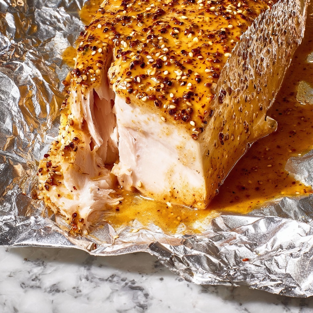 Maple Dijon Baked Salmon in Foil Recipe - Recipe Image