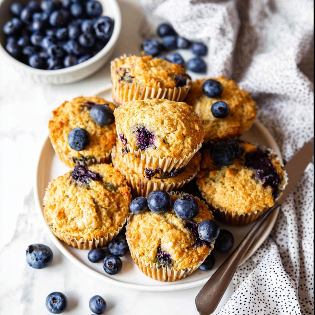 Blueberry Oatmeal Muffins Recipe - Recipe Image