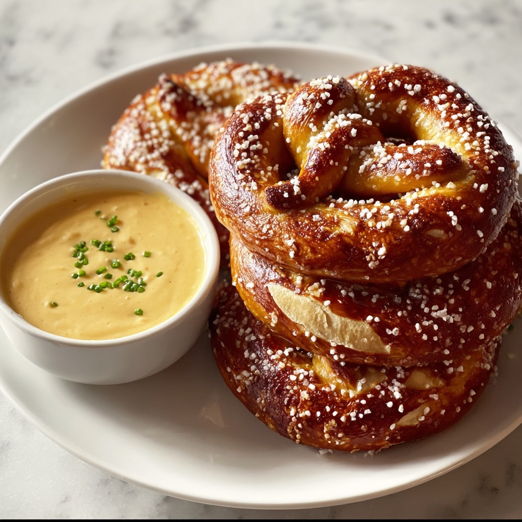Cheesy Pretzels with Creamy Cheese Dip Recipe - Recipe Image