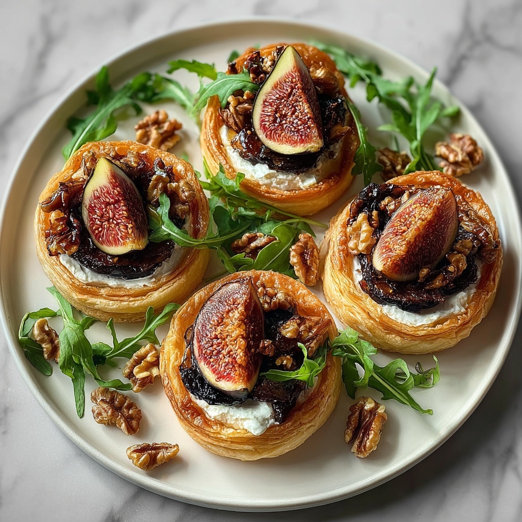 Fig and Goat Cheese Pinwheels Recipe - Recipe Image
