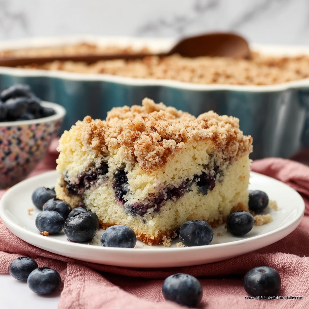 Blueberry Crumble Cake Recipe - Recipe Image