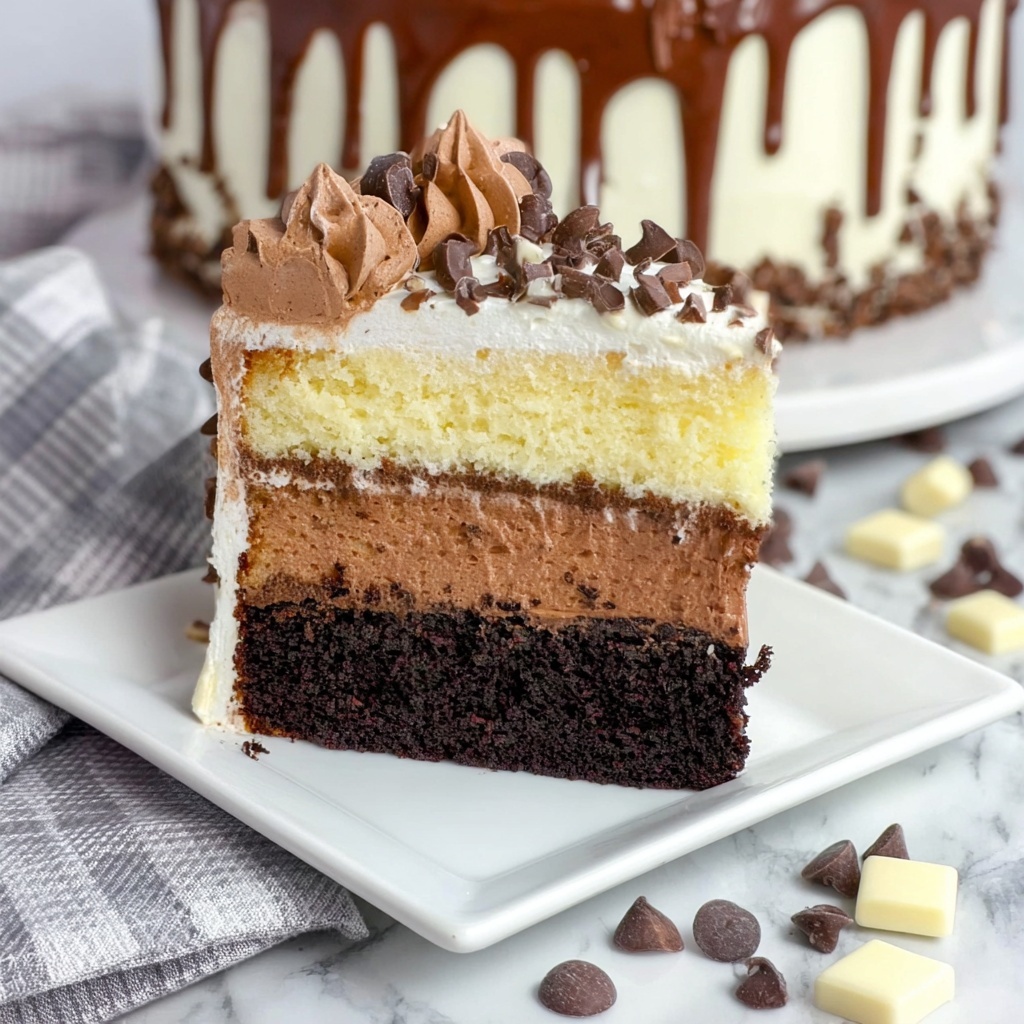 Triple Chocolate Cake Recipe - Recipe Image