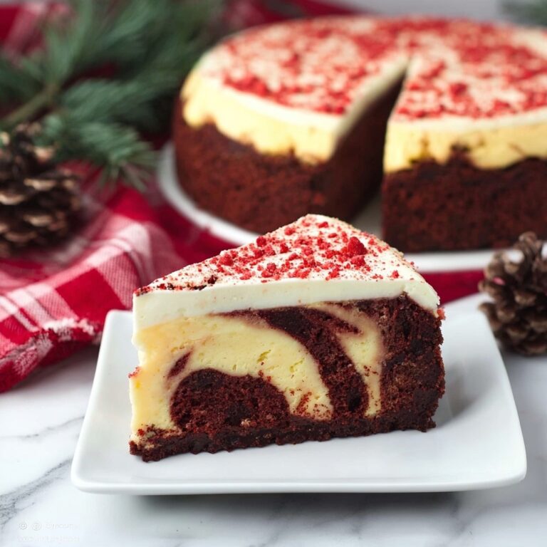 Candy Cane Cheesecake Cake Recipe