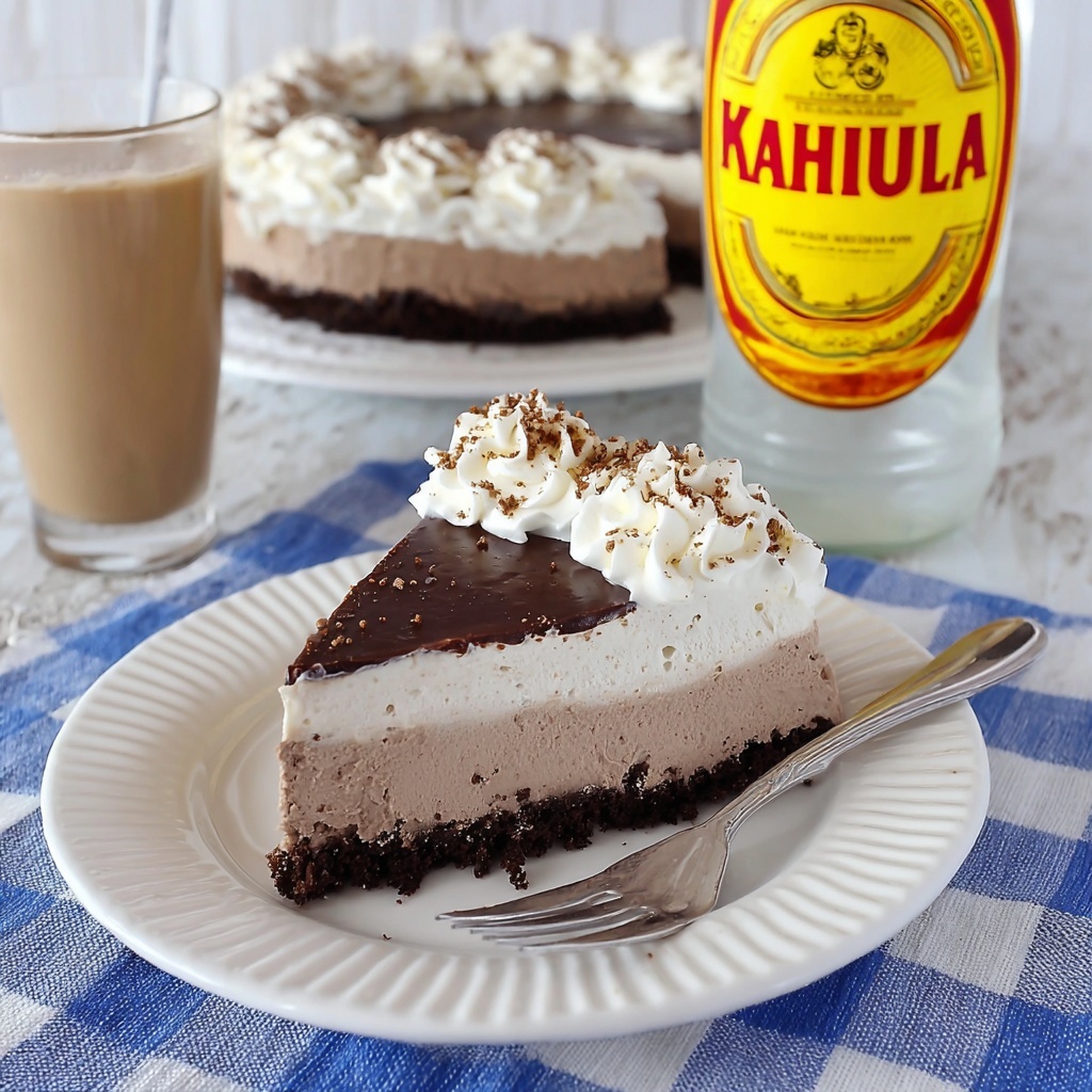 Kahlua Cheesecake (No-Bake) Recipe - Recipe Image