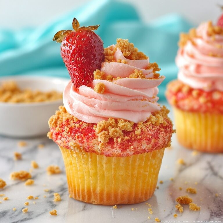 Strawberry Crunch Cupcakes Recipe