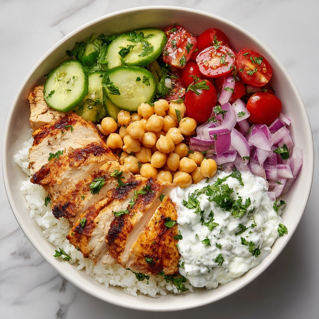 Mediterranean Chicken & Rice Bowls Recipe - Recipe Image