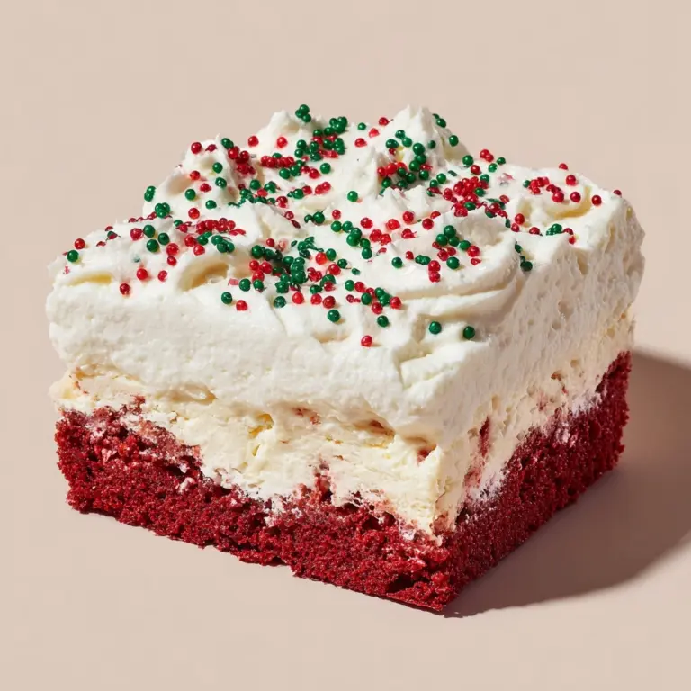 Christmas Red Velvet Poke Cake Recipe