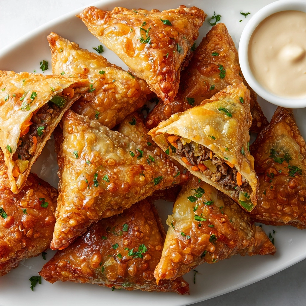 Philly Cheesesteak Egg Rolls Recipe - Recipe Image