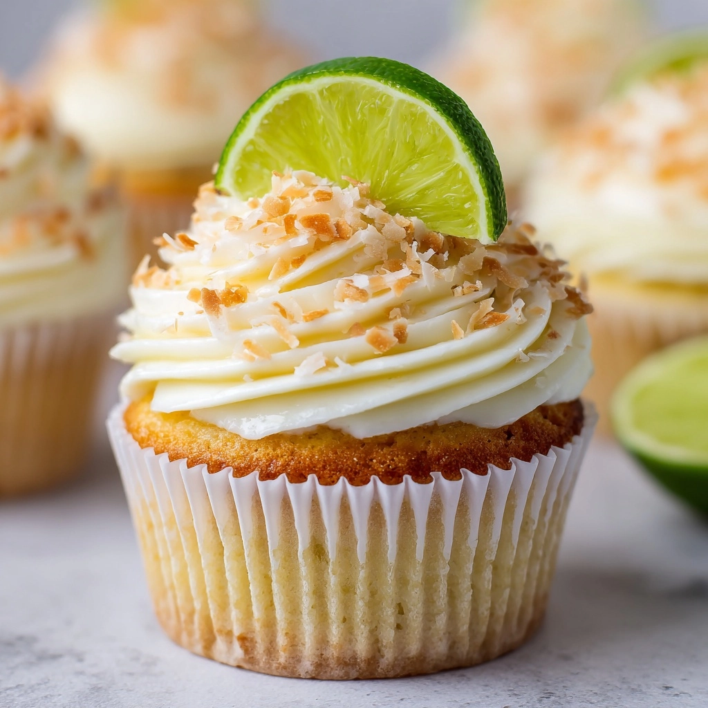 Coconut Lime Cupcakes Recipe - Recipe Image