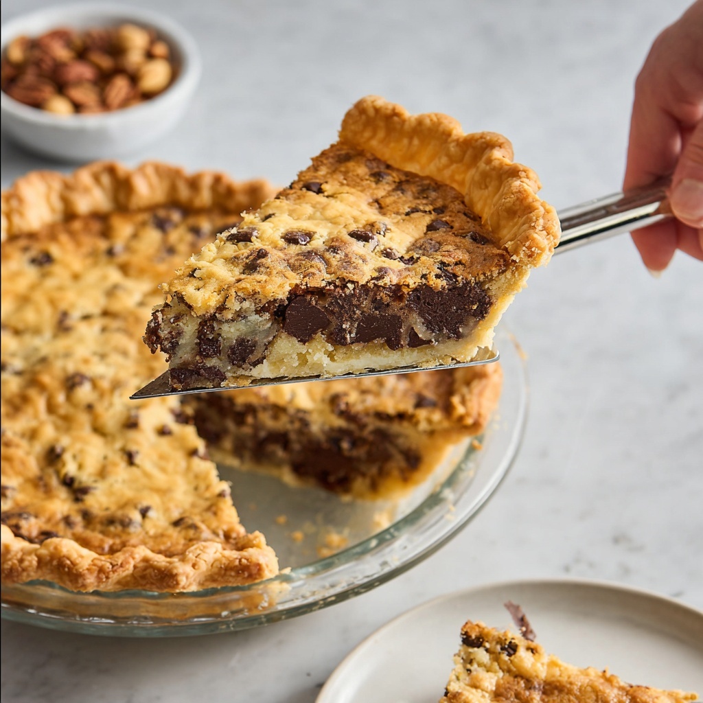 The Best Chocolate Chip Pie Recipe - Recipe Image
