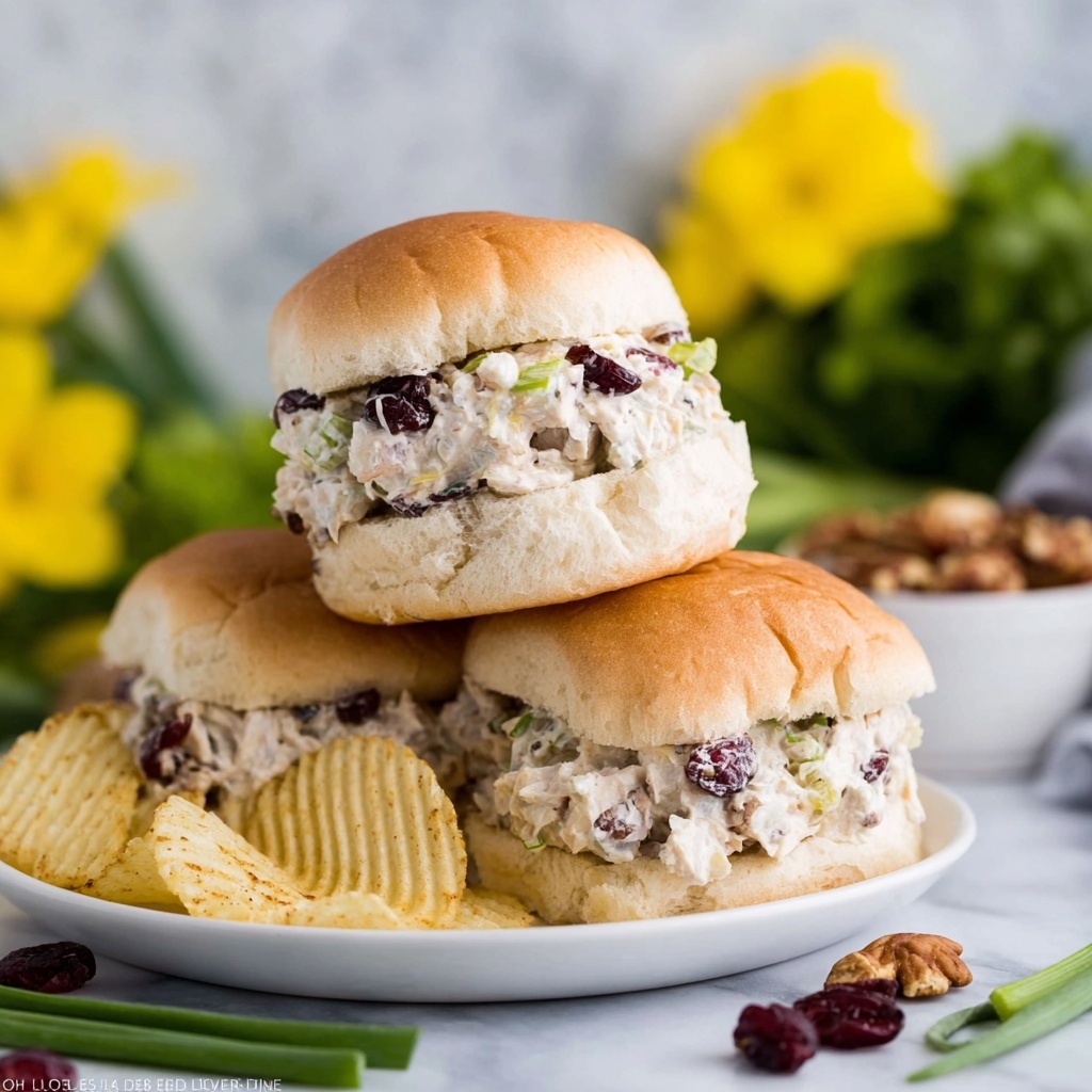 Cranberry Walnut Chicken Salad Recipe - Recipe Image