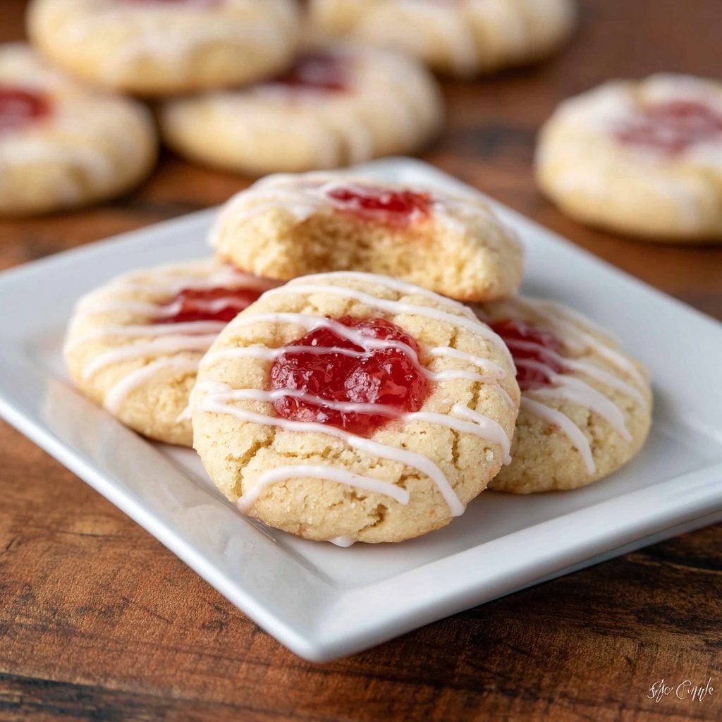 Strawberry Thumbprint Cookies Recipe - Recipe Image