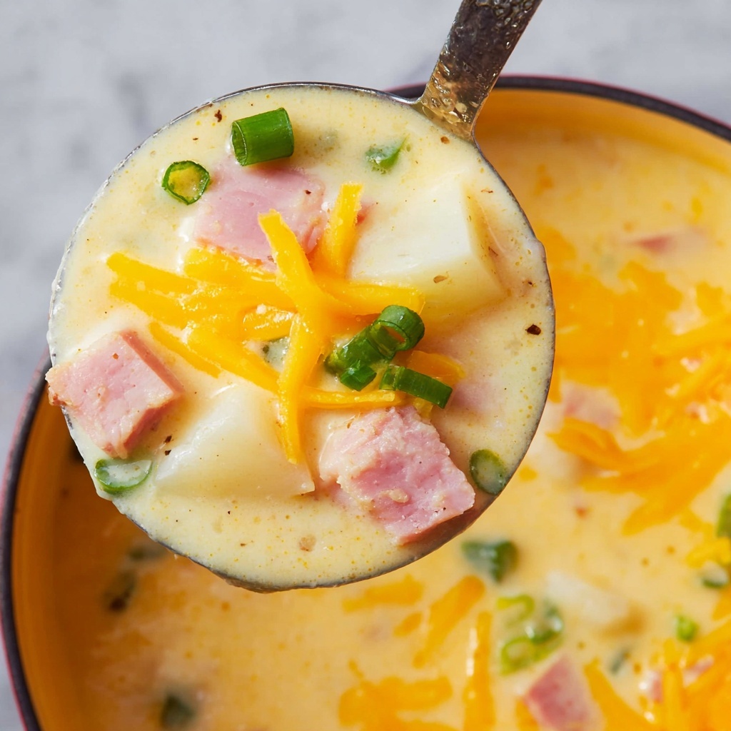 Creamy Ham and Potato Soup Recipe - Recipe Image