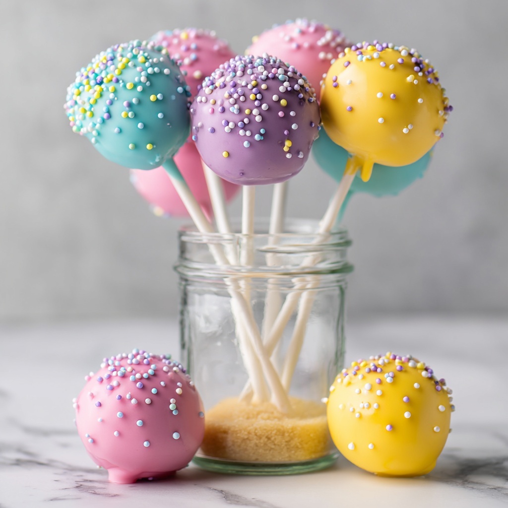 Easter Egg Cake Pops Recipe - Recipe Image