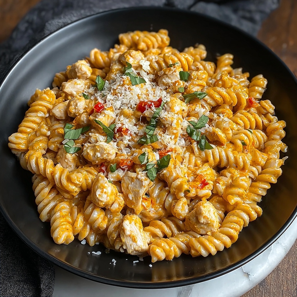 Creamy Rotel Chicken Pasta with Pepper Jack and Cheddar Recipe - Recipe Image