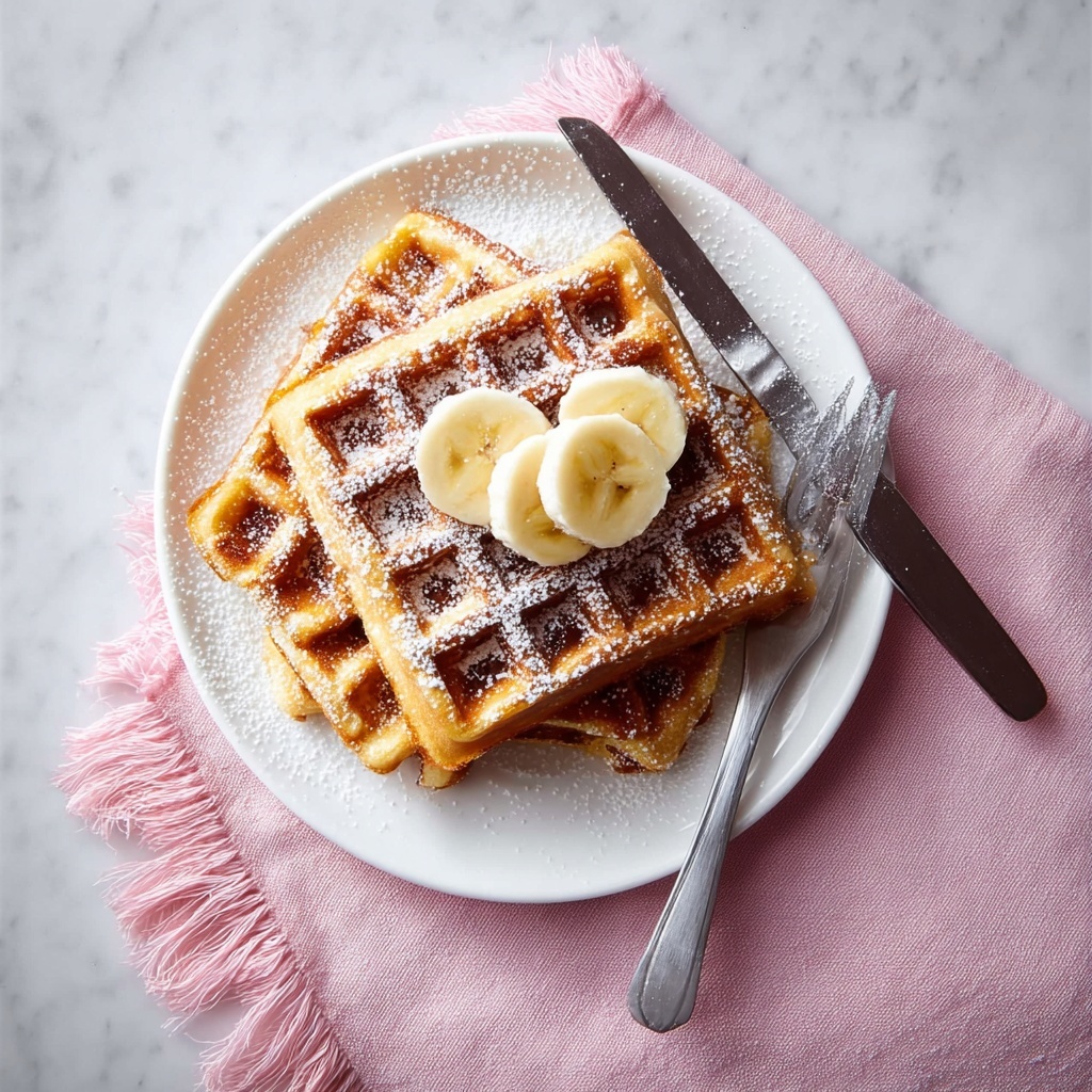 Healthy Banana Waffles Recipe - Recipe Image