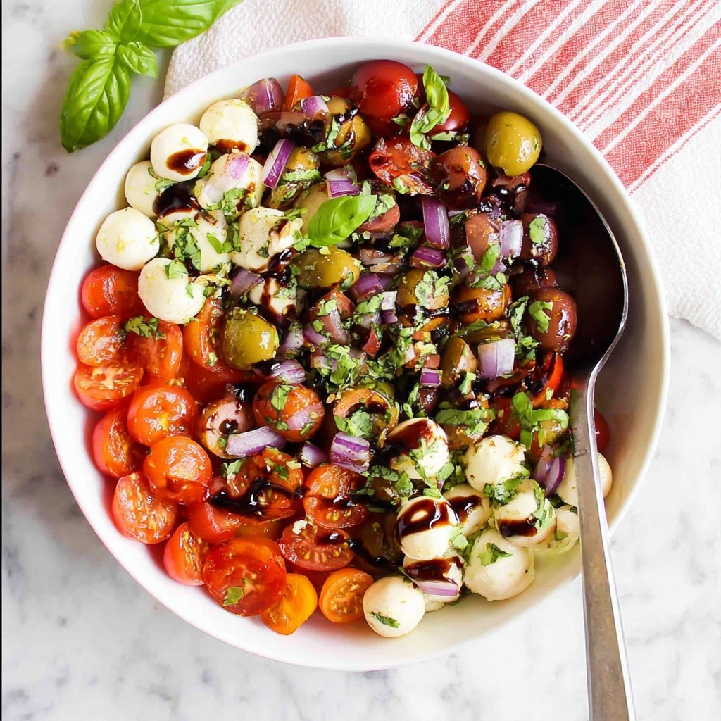 Caprese Cherry Tomato Salad Recipe - Recipe Image