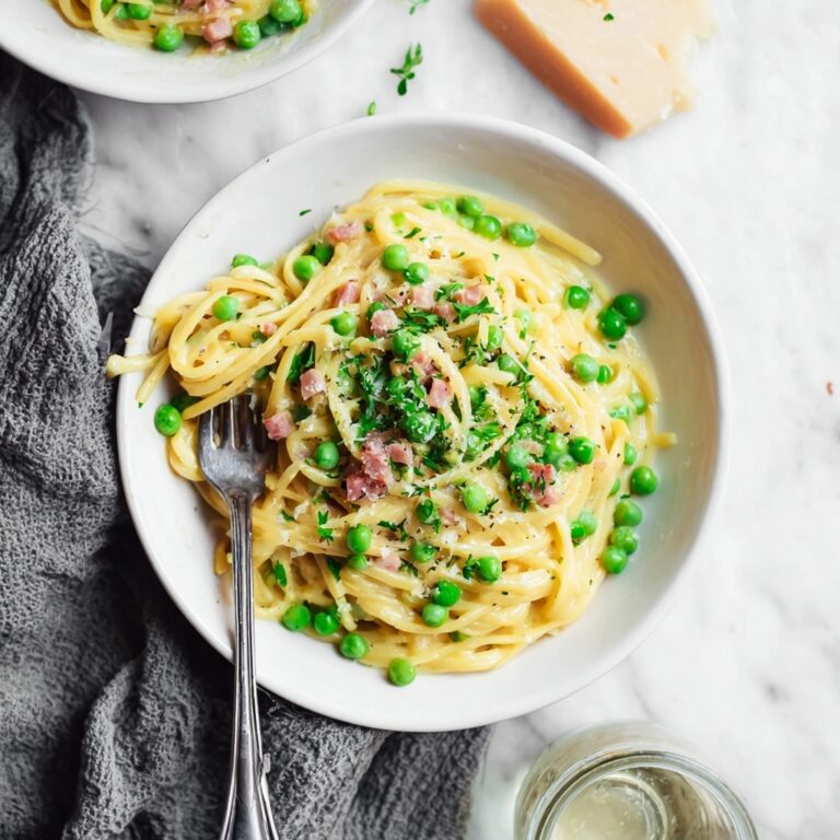 One Pot Ham and Pea Pasta Recipe