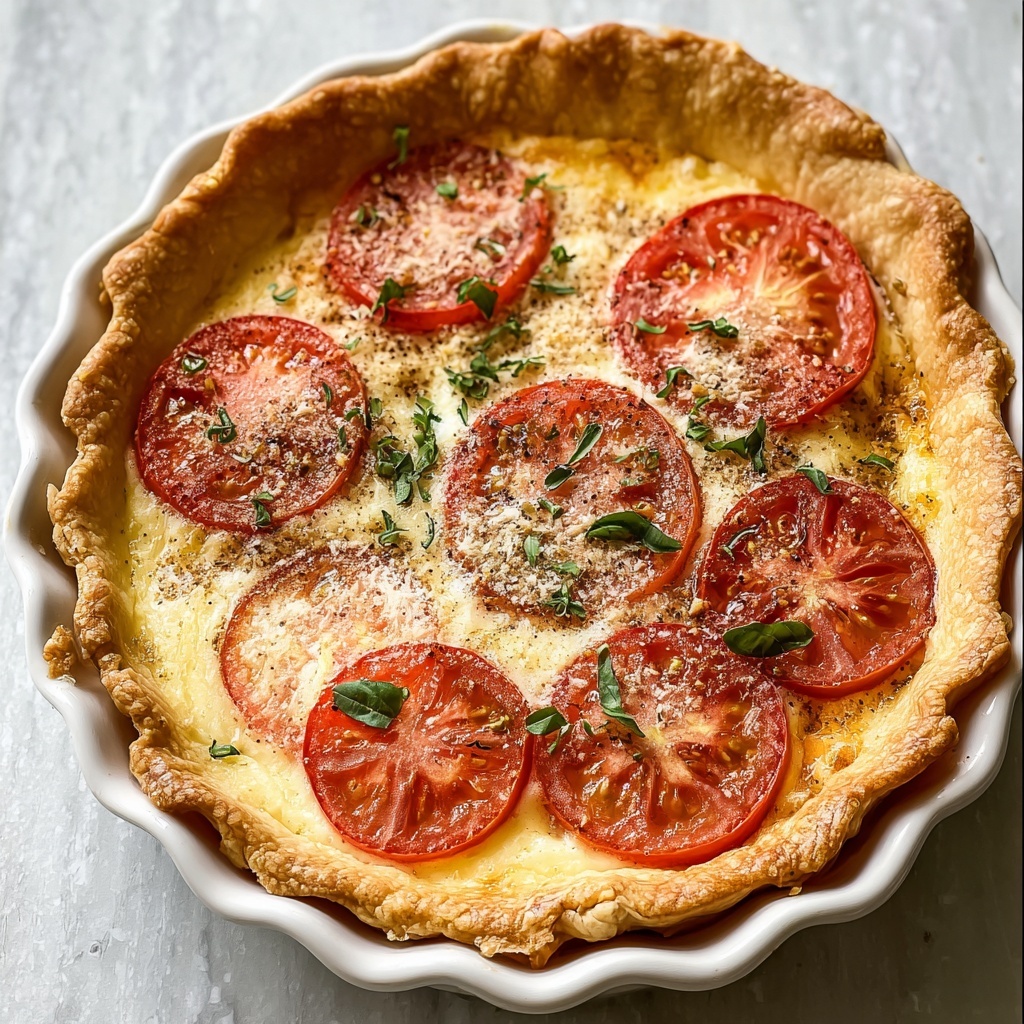 Southern Tomato Pie Recipe - Recipe Image