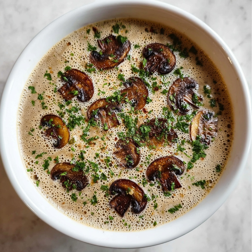 Creamy Mushroom Soup Recipe - Recipe Image