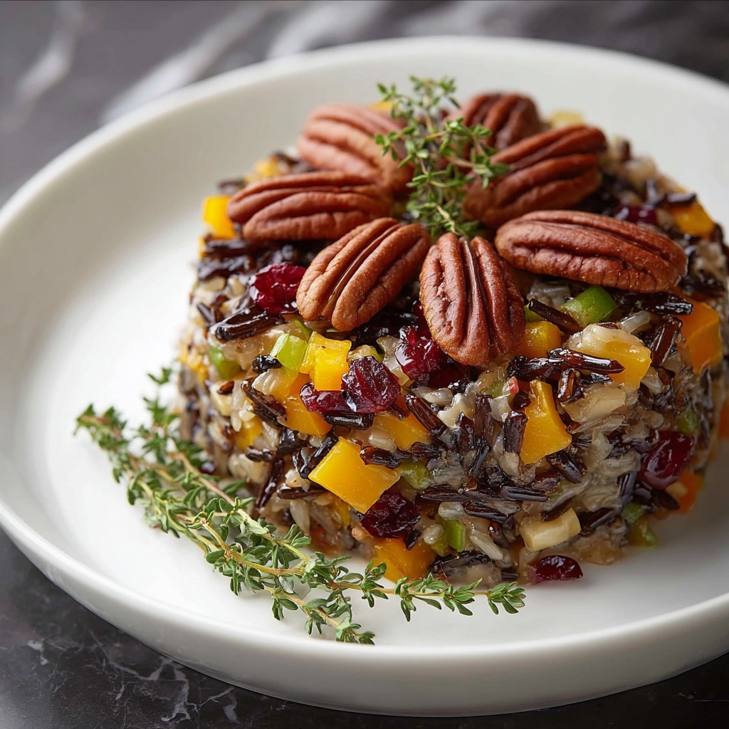 Thanksgiving Wild Rice with Cranberries and Pecans Recipe - Recipe Image