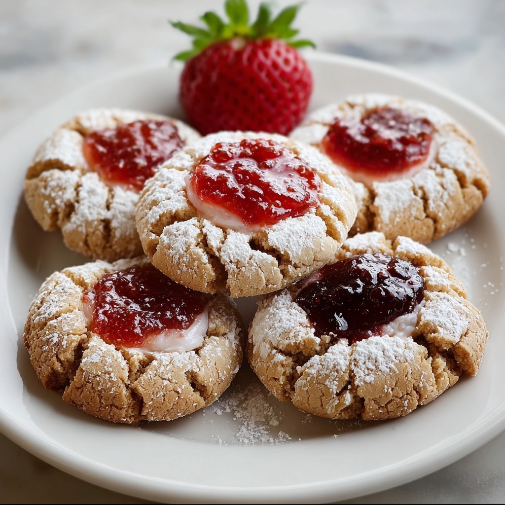 Strawberry Kiss Cookies Recipe - Recipe Image