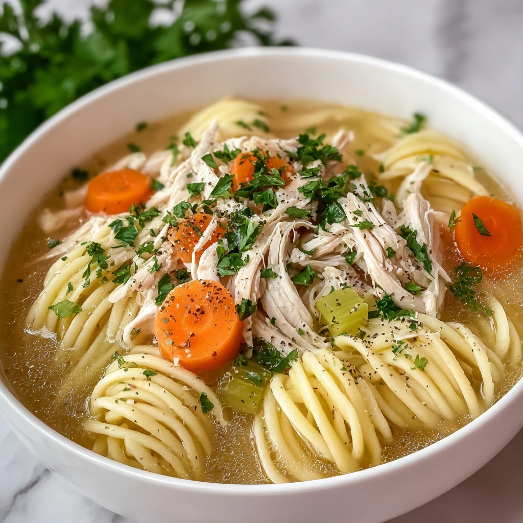 Homemade Chicken Noodle Soup Recipe - Recipe Image