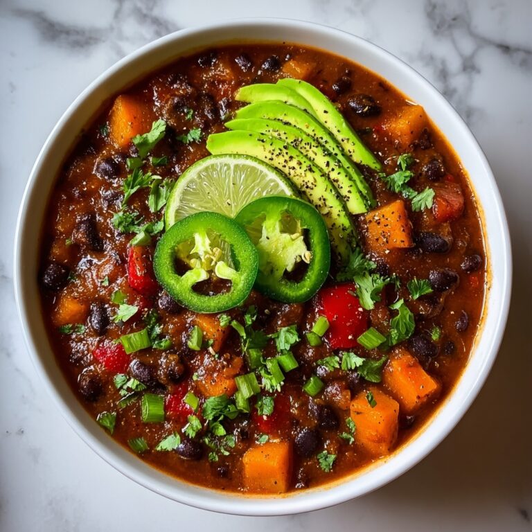 Spicy Smoky Pumpkin Chili with Black Beans and Roasted Peppers Recipe