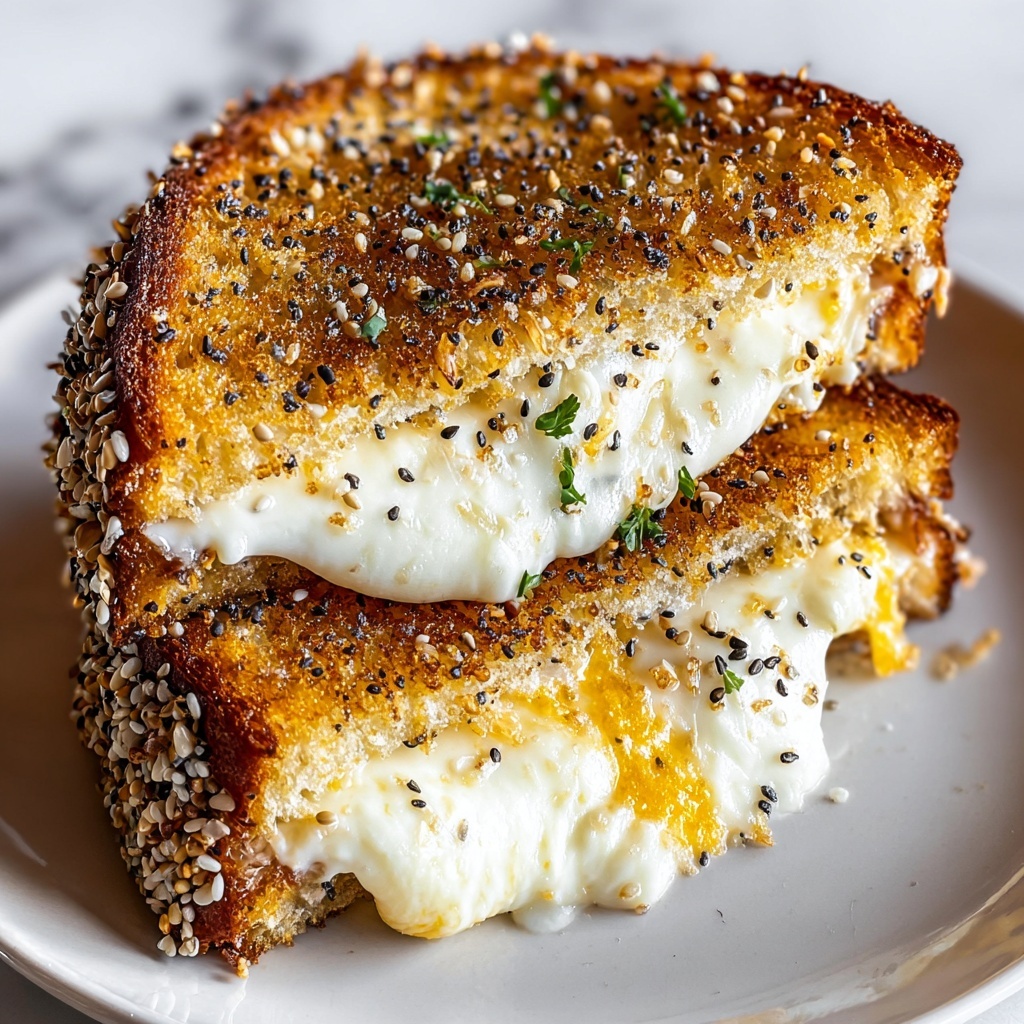 Everything Bagel Grilled Cheese Recipe - Recipe Image