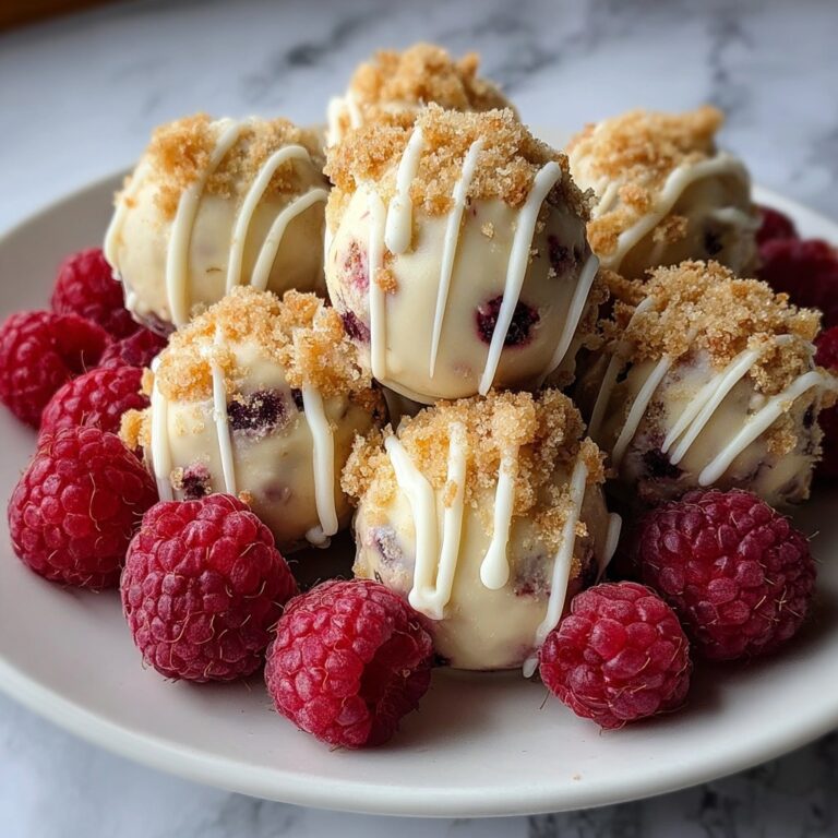 White Chocolate Raspberry Cheesecake Balls Recipe