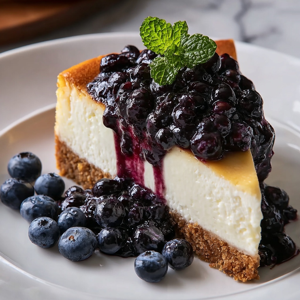 Ravenclaw Midnight Blueberry Cheesecake Recipe - Recipe Image
