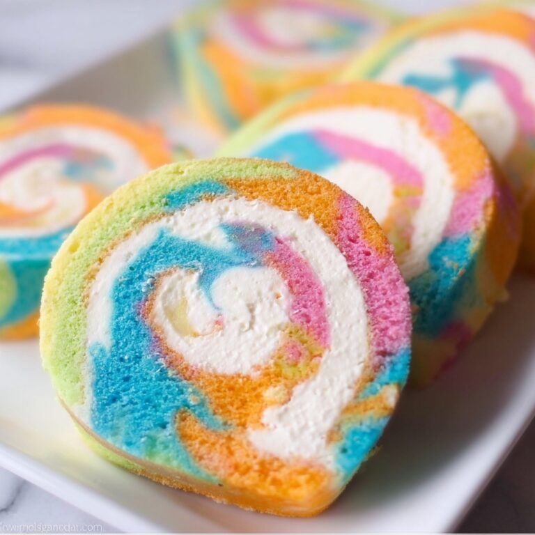 Tie-Dye Pinwheel Cake Recipe