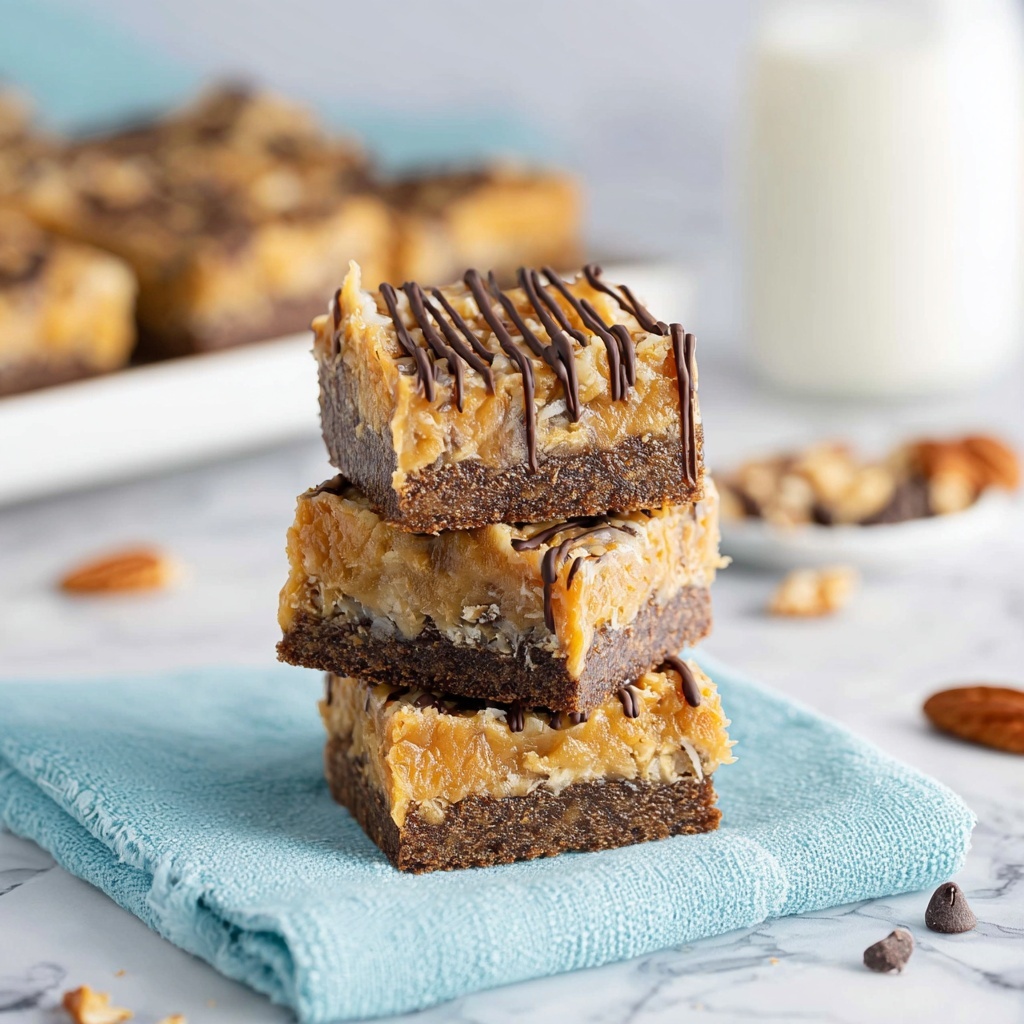 German Chocolate Brownies Recipe - Recipe Image