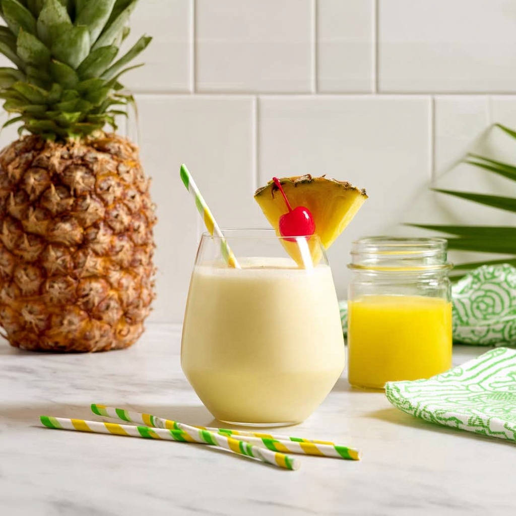 Creamy Pineapple Smoothie Recipe - Recipe Image