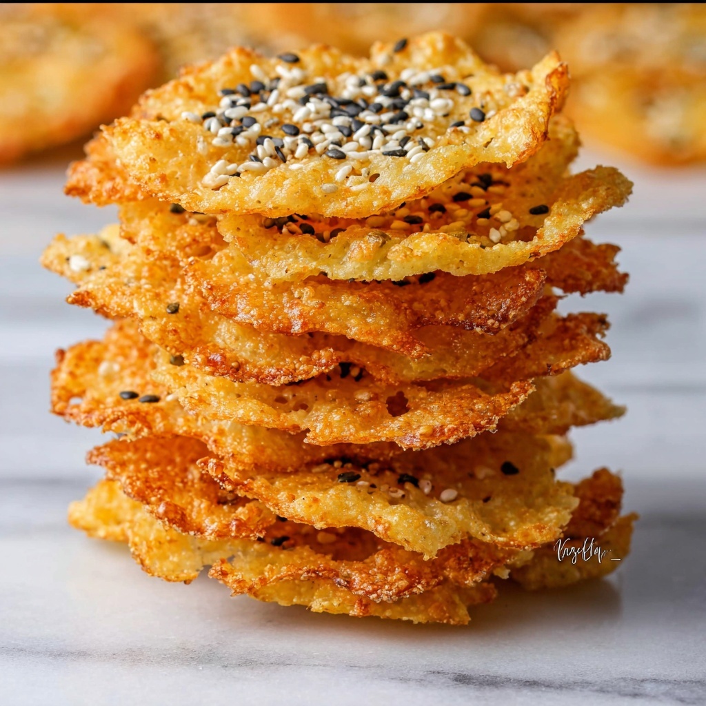 Everything Bagel Keto Cheese Chips Recipe - Recipe Image