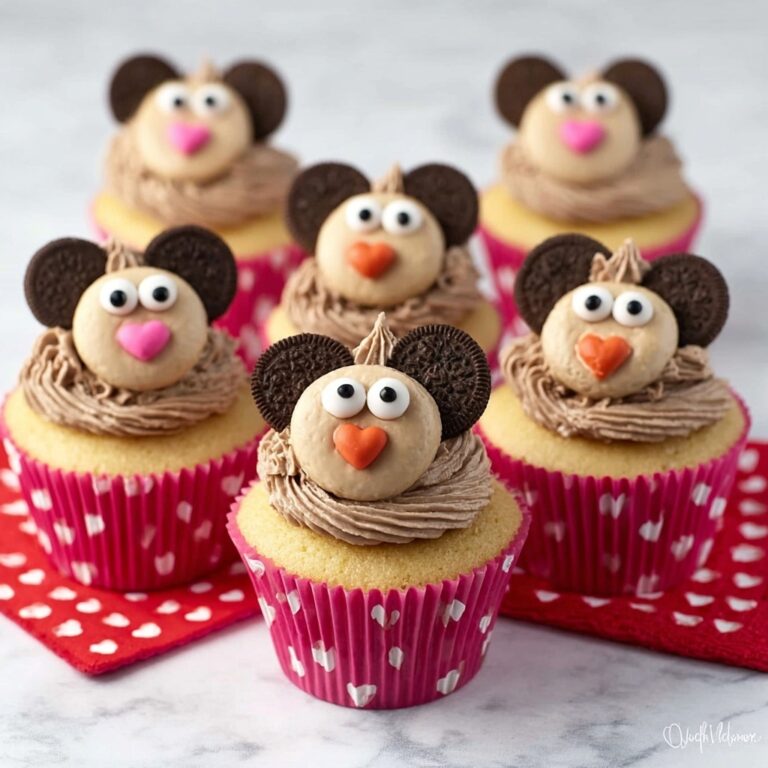 Valentine Bear Cupcakes Recipe