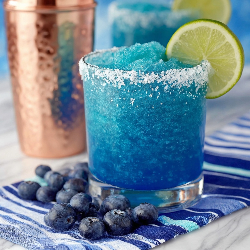 Frozen Blueberry Margarita Recipe - Recipe Image