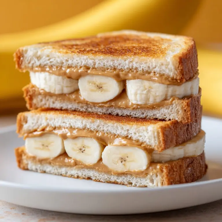 Irresistible Grilled Peanut Butter Banana Sandwich: A Comfort Classic with a Twist Recipe