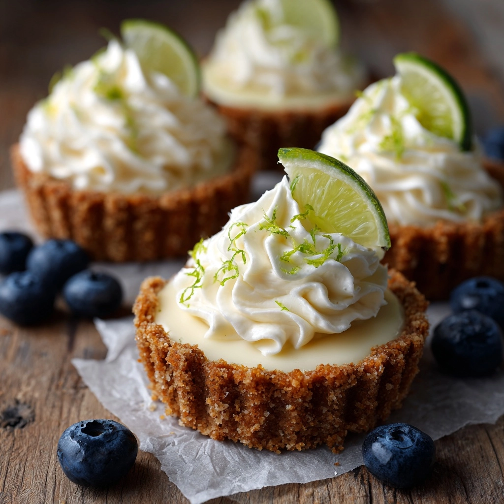 Zesty Key Lime Cheesecake Cookie Cups Recipe - Recipe Image