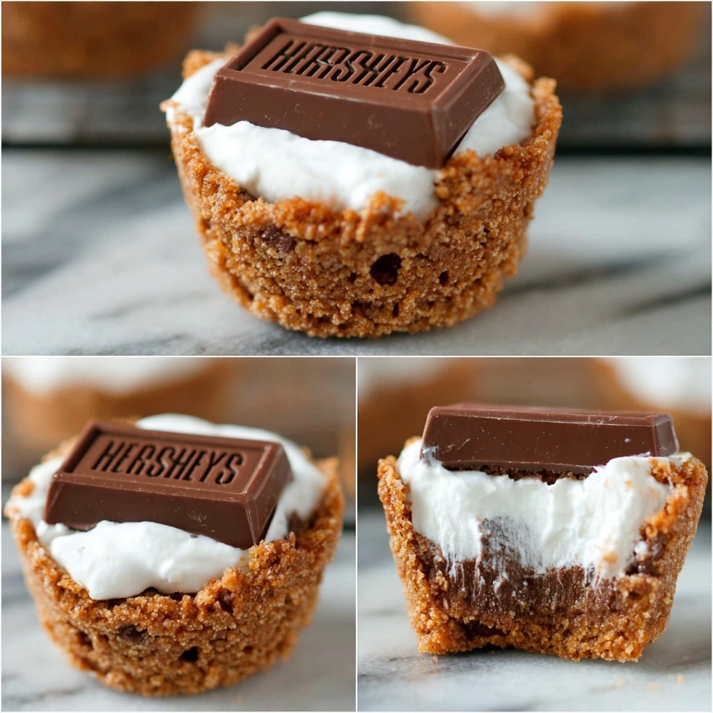 S'mores Cookie Cups Recipe - Recipe Image